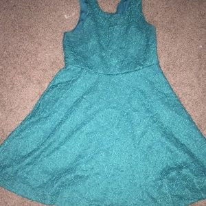 Teal dress